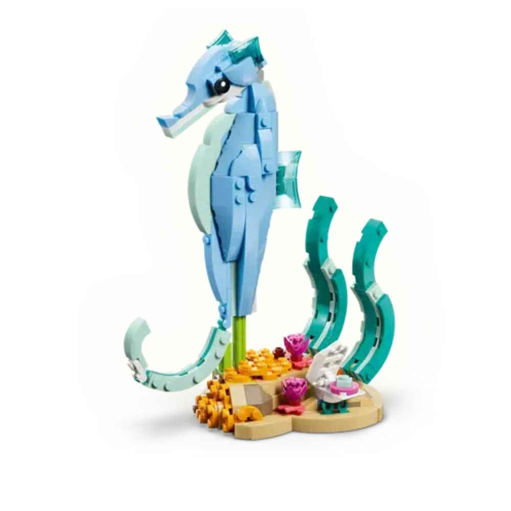 LEGO Creator 3-in-1 Sea Animals Beautiful Dolphins - Old Railway Line Garden Centre