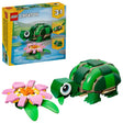 LEGO Creator 3-in-1 Turtle with a Water Lily Flower - Old Railway Line Garden Centre