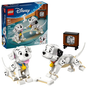 Lego Disney Lucky & Penny 101 Dalmatians Puppies - Old Railway Line Garden Centre