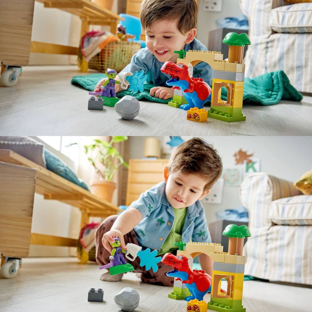 LEGO Duplo Dinosaur Spidey-Rex vs. Green Goblin - Old Railway Line Garden Centre