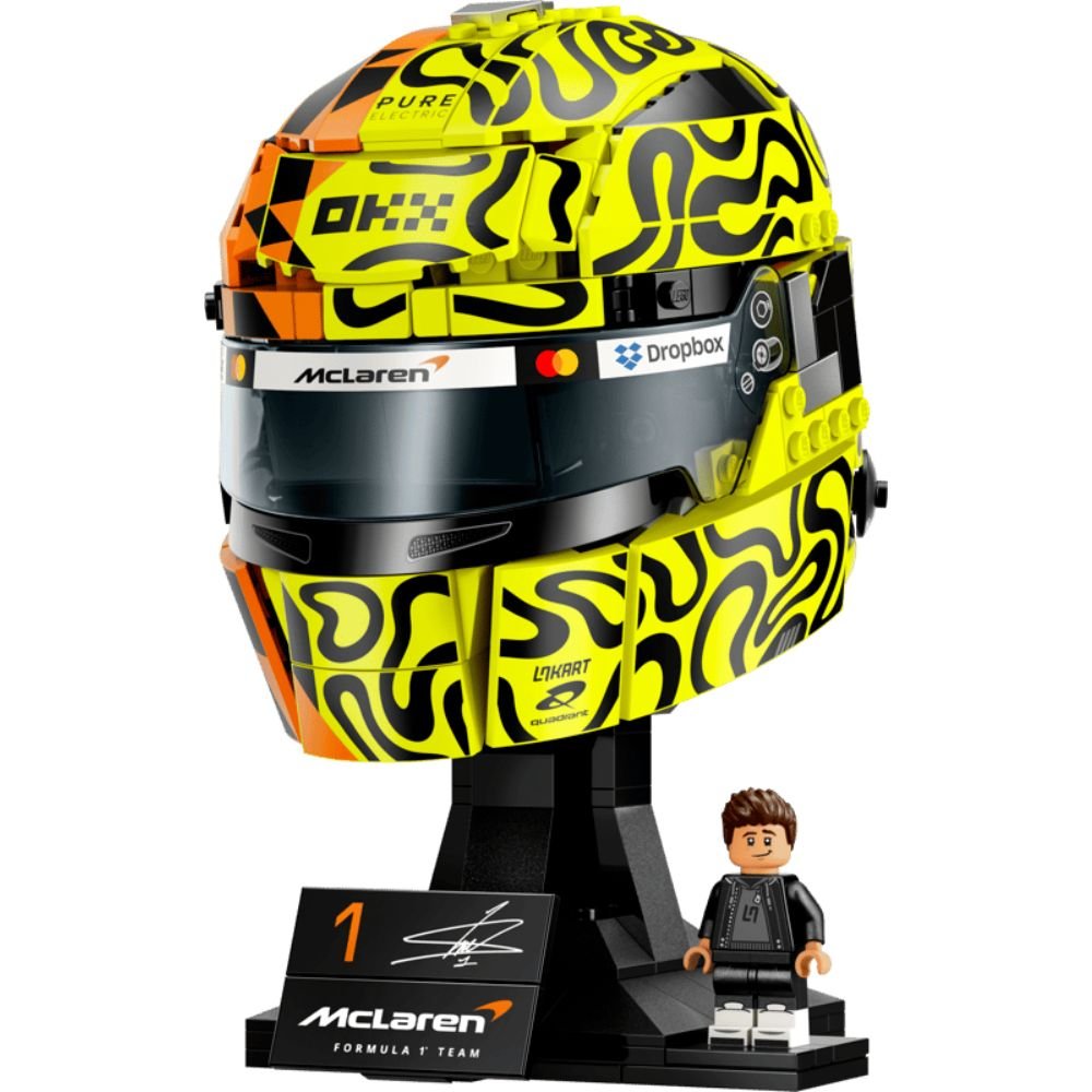 LEGO Editions McLaren Mastercard F1 Team Lando Norris Helmet - Old Railway Line Garden Centre
