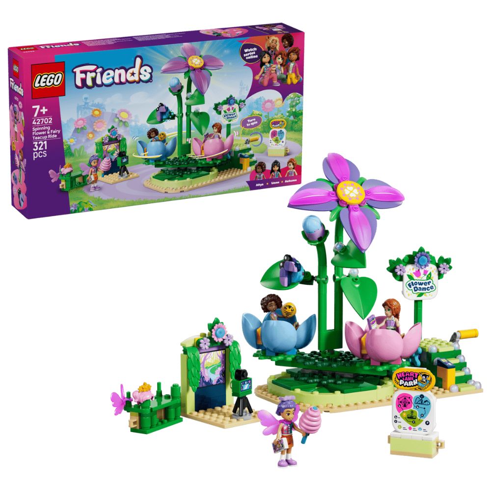 LEGO Friends Spinning Flower & Fairy Teacup Ride – Old Railway Line ...