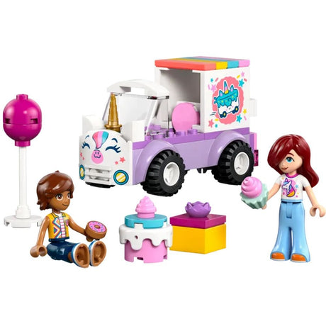 LEGO Friends Unicorn Cake Delivery Car - Old Railway Line Garden Centre