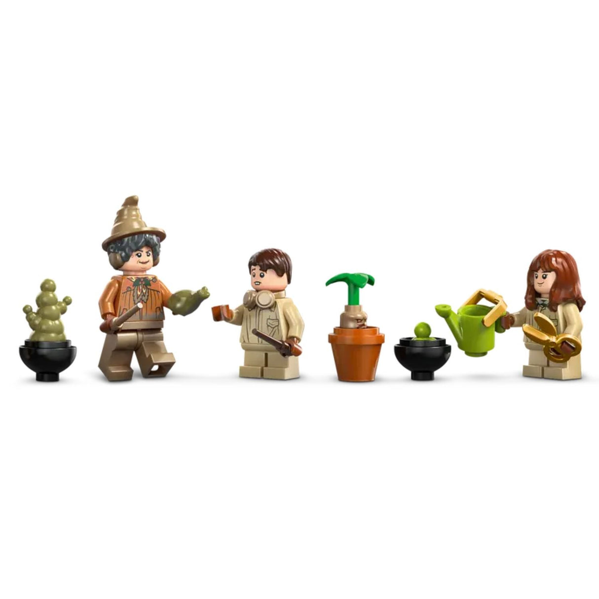 Lego Harry Potter Hogwarts Castle Herbology Class - Old Railway Line Garden Centre