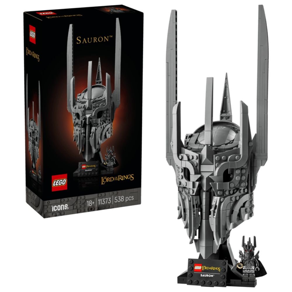 LEGO Icons The Lord of the Rings: Sauron's Helmet - Old Railway Line Garden Centre
