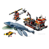 LEGO Jurassic World Mosasaurus Dinosaur Boat Attack