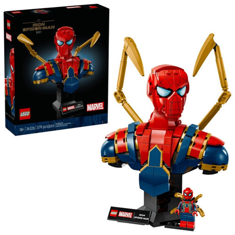 LEGO Marvel Iron Spider-Man Bust - Old Railway Line Garden Centre