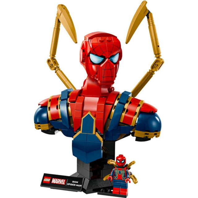 LEGO Marvel Iron Spider-Man Bust - Old Railway Line Garden Centre