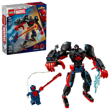 LEGO Marvel Miles Morales Mech vs. Spider-Man 2099 - Old Railway Line Garden Centre