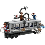 LEGO Marvel Spider-Man vs Doc Ock Subway Train Scene - Old Railway Line Garden Centre