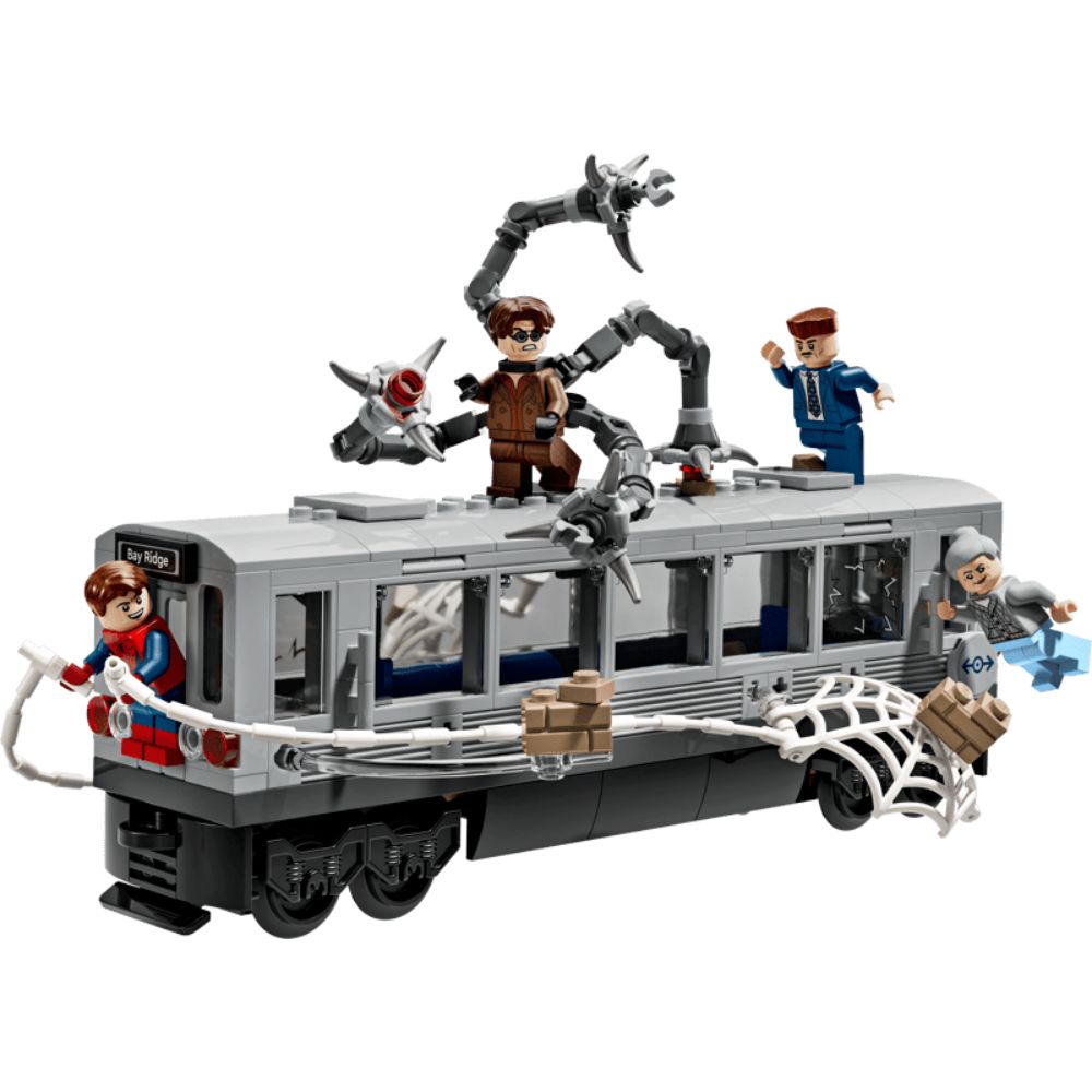 LEGO Marvel Spider-Man vs Doc Ock Subway Train Scene