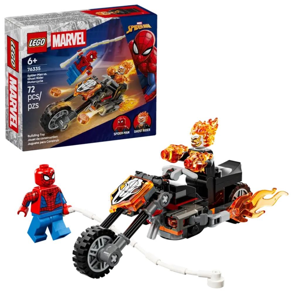 LEGO Marvel Spider-Man vs. Ghost Rider - Old Railway Line Garden Centre