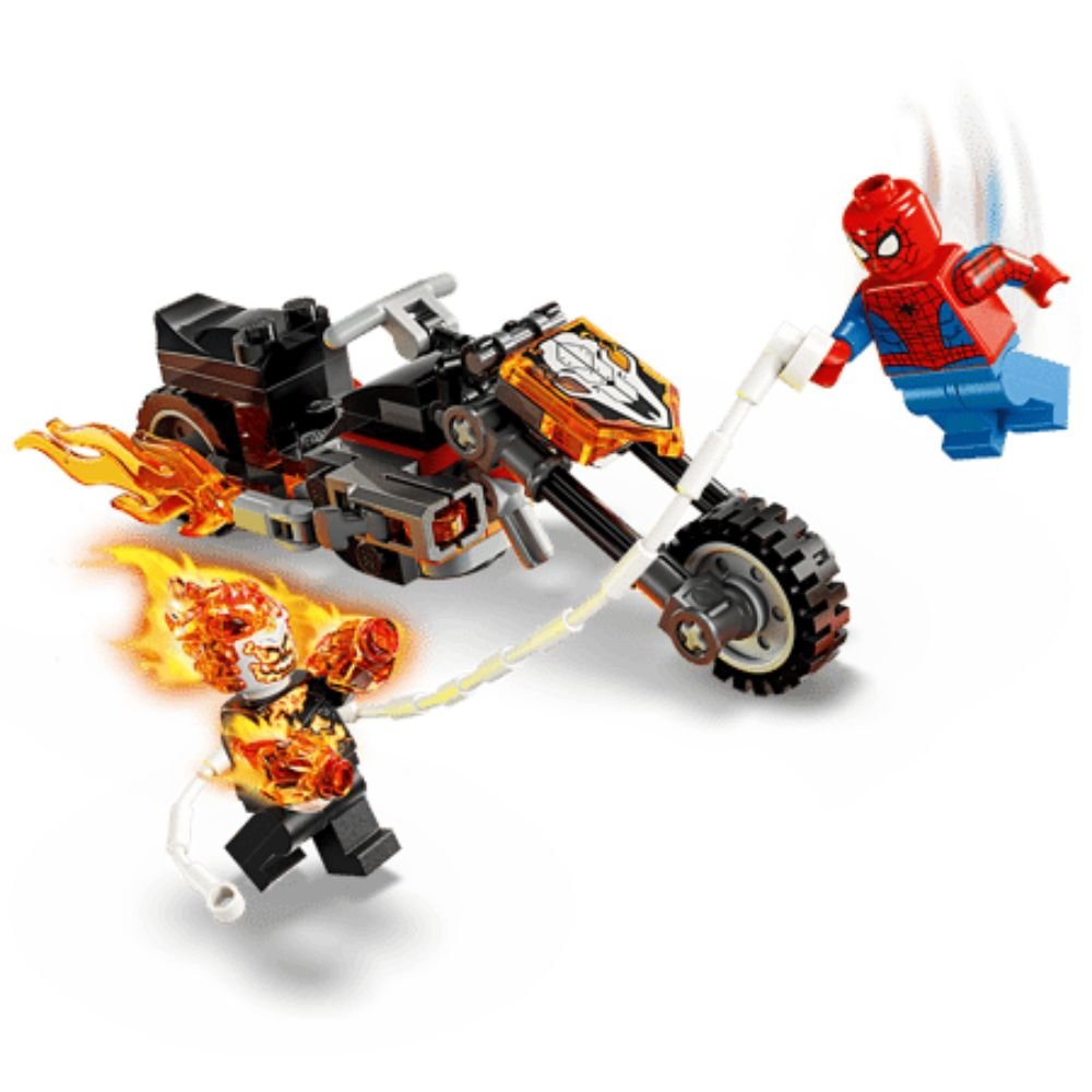 LEGO Marvel Spider-Man vs. Ghost Rider - Old Railway Line Garden Centre