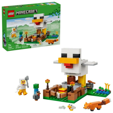 LEGO Minecraft Chicken Farm - Old Railway Line Garden Centre