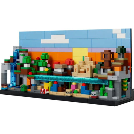 LEGO Minecraft Mini Biomes - Old Railway Line Garden Centre