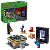 LEGO Minecraft Nether & End Portal Journey - Old Railway Line Garden Centre