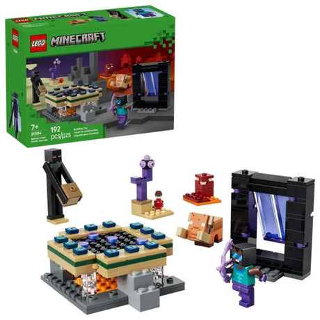 LEGO Minecraft Nether & End Portal Journey - Old Railway Line Garden Centre