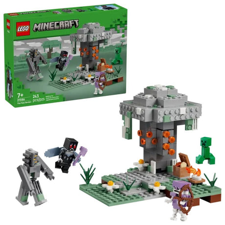 LEGO Minecraft The Pale Garden - Old Railway Line Garden Centre