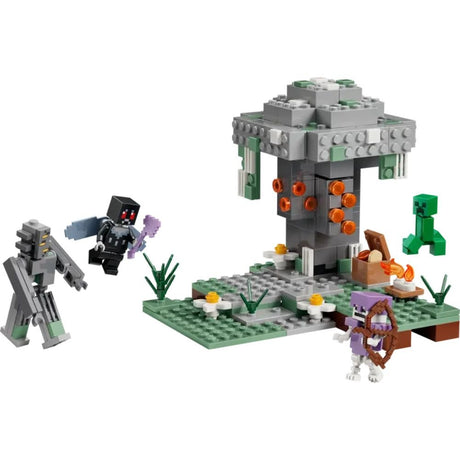 LEGO Minecraft The Pale Garden - Old Railway Line Garden Centre