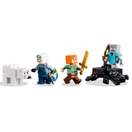 Lego Minecraft The Pickaxe Mine - Old Railway Line Garden Centre