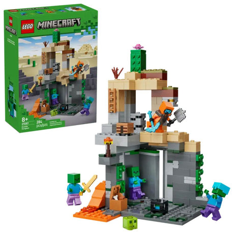 LEGO Minecraft Zombie Dungeon - Old Railway Line Garden Centre