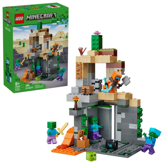 LEGO Minecraft Zombie Dungeon - Old Railway Line Garden Centre