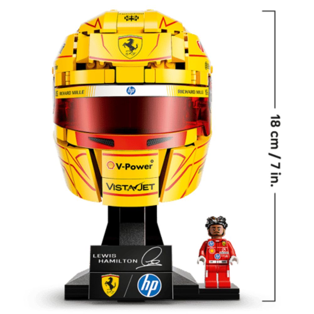 LEGO Editions Scuderia Ferrari HP Lewis Hamilton Helmet