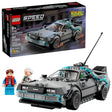 LEGO Speed Champions Time Machine from Back to the Future - Old Railway Line Garden Centre