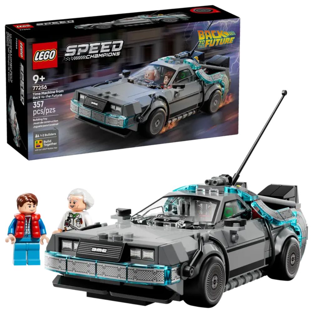 LEGO Speed Champions Time Machine from Back to the Future - Old Railway Line Garden Centre