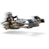 LEGO Star Wars The Mandalorian & Grogu's Speeder Bike - Old Railway Line Garden Centre