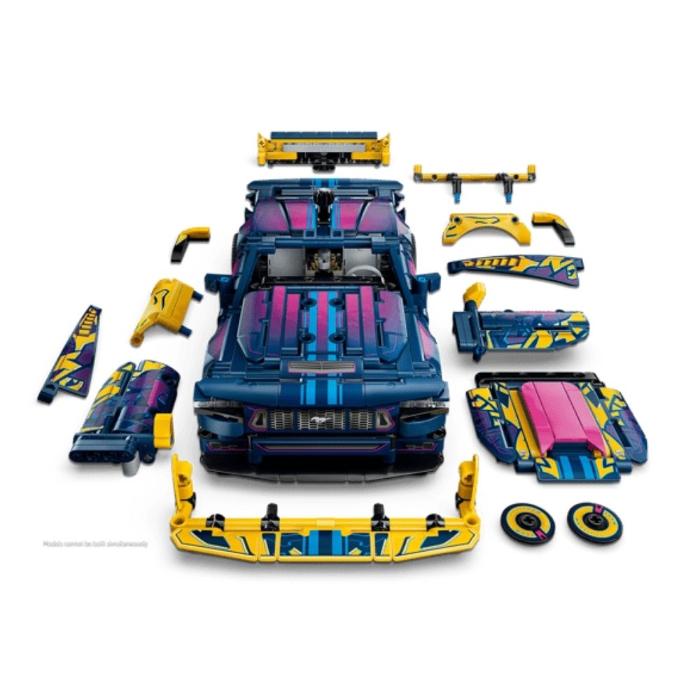 LEGO Technic Custom Garage Ford Mustang GT Car