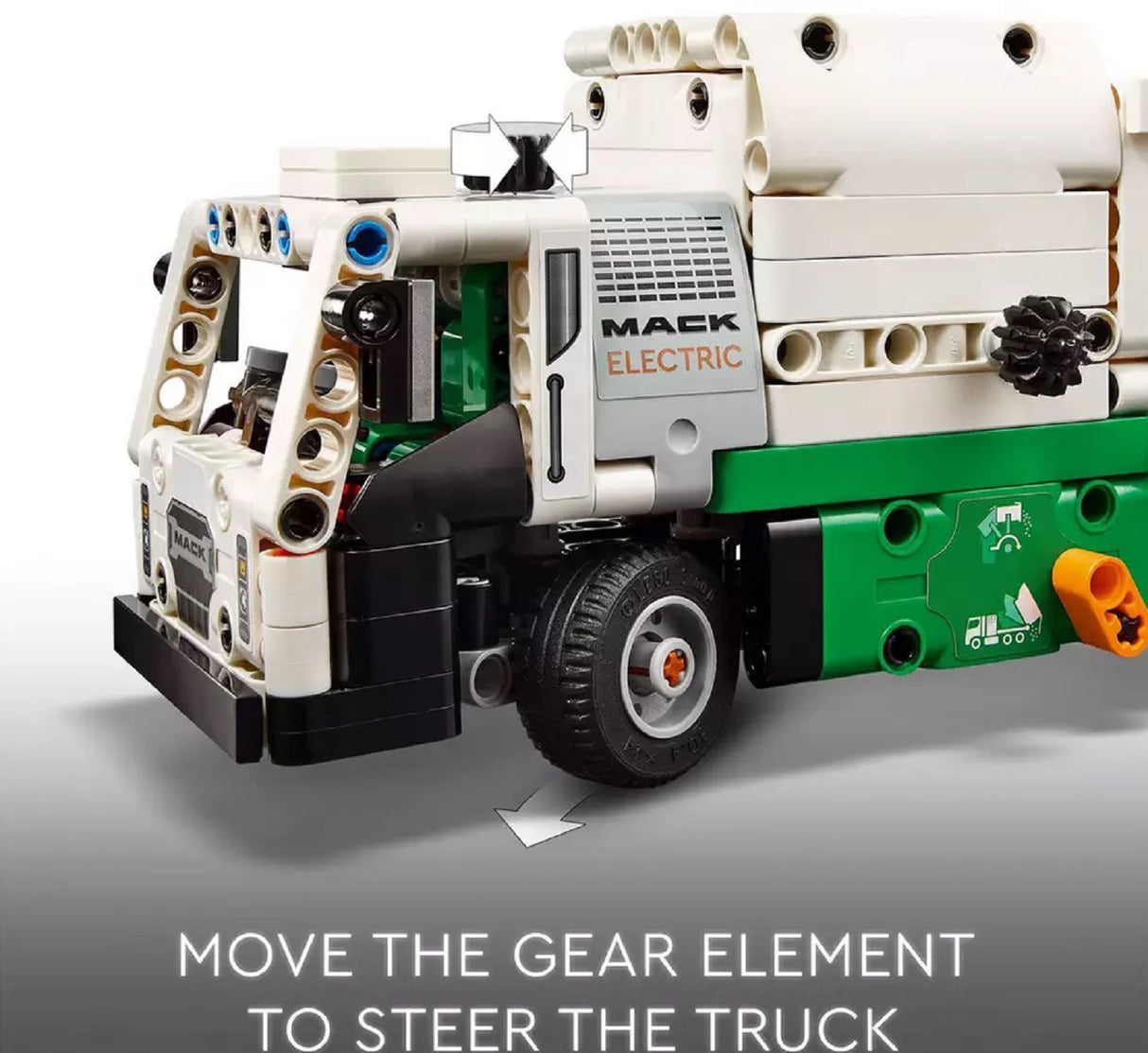 LEGO Technic Mack LR Electric Garbage Truck Toy 42167