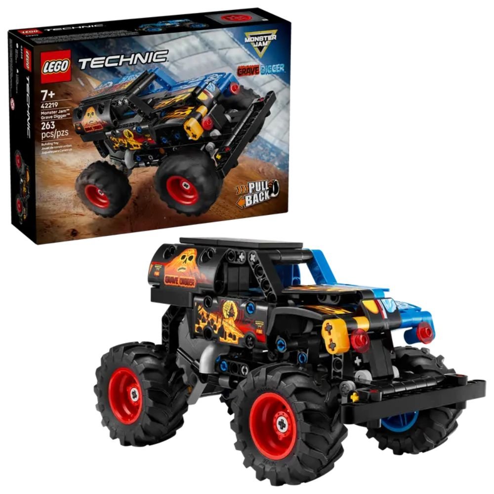 LEGO Technic Monster Jam Grave Digger Fire and Ice - Old Railway Line Garden Centre