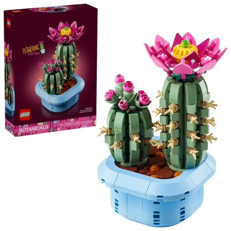 LEGO The Botanical Collection Flowering Cactus - Old Railway Line Garden Centre
