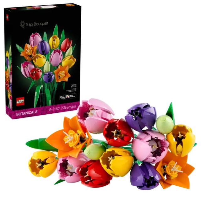 LEGO The Botanical Collection Tulip Bouquet - Old Railway Line Garden Centre