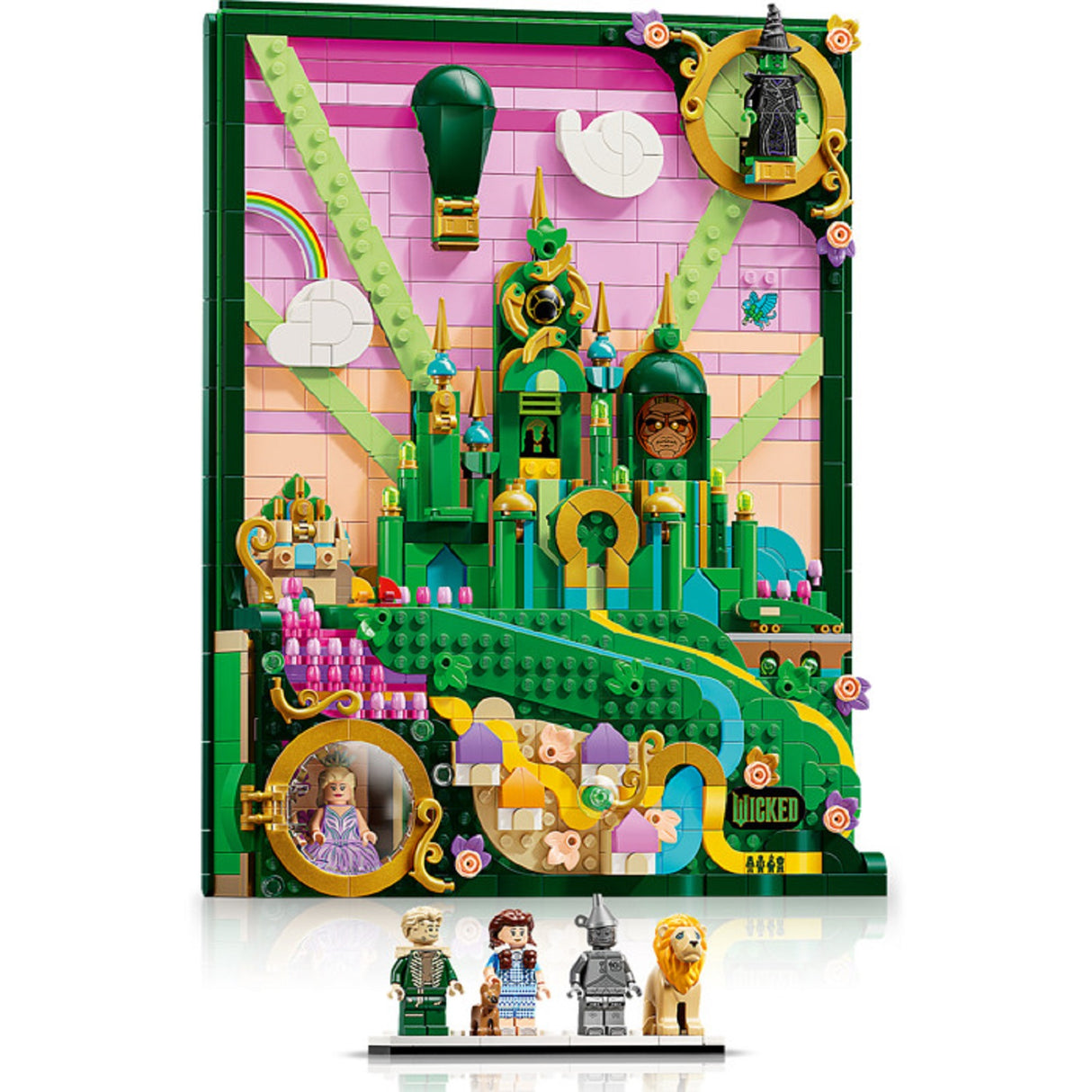 LEGO Wicked  Emerald City Wall Art Set 75685