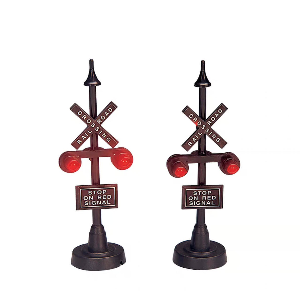 Lemax 10.1cm Railway Stop Light Christmas Village Scene - 34954
