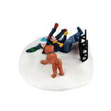 Lemax 10.3cm Winter Wipeout Christmas Village Scene - 63825