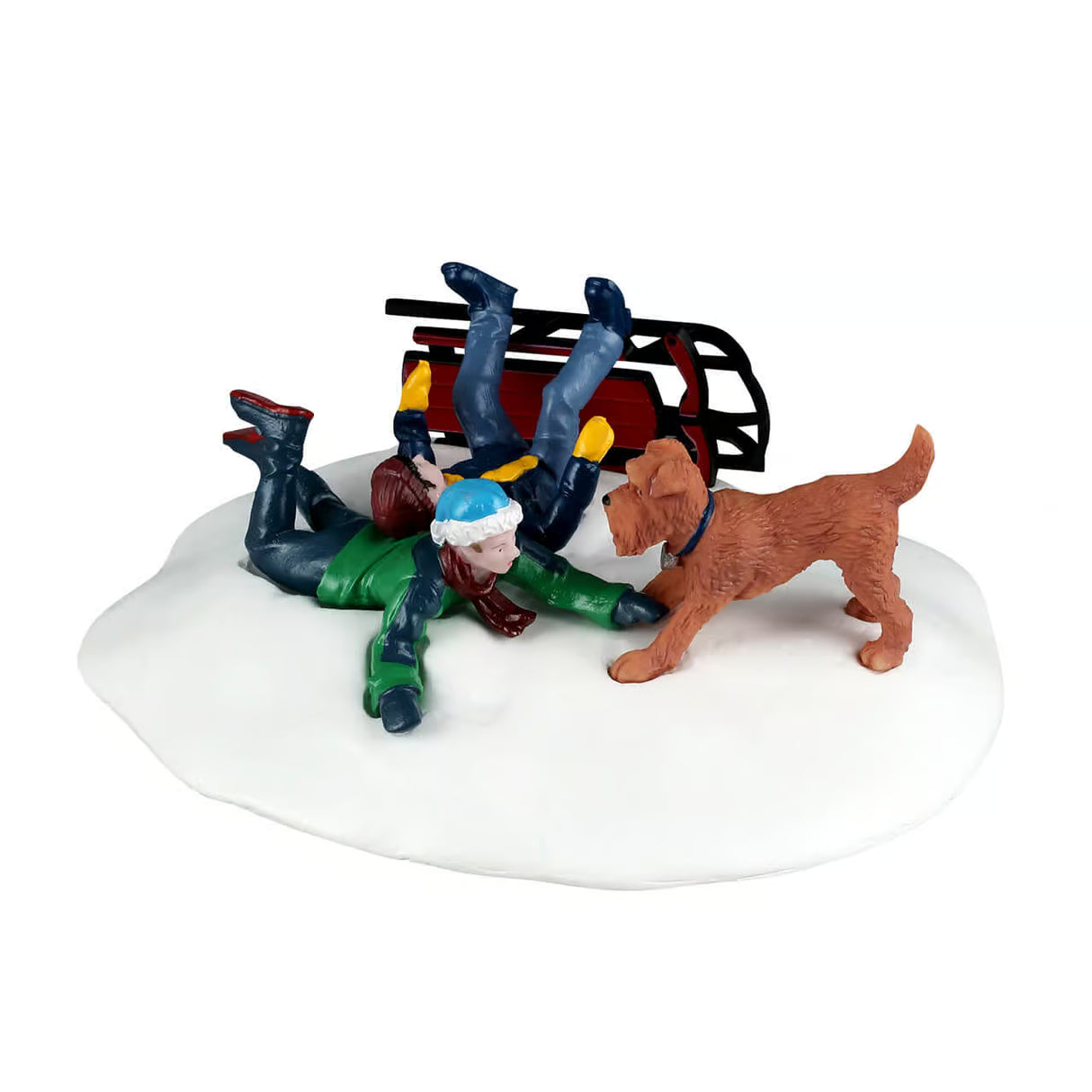 Lemax 10.3cm Winter Wipeout Christmas Village Scene - 63825