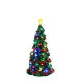 Lemax 12.5cm LIt Joyful Christmas Tree Village Scene - Multicoloured - 34101