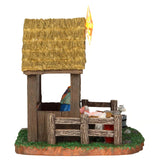 Lemax 13cm LIt Nativity Scene Christmas Village Scene - 34626