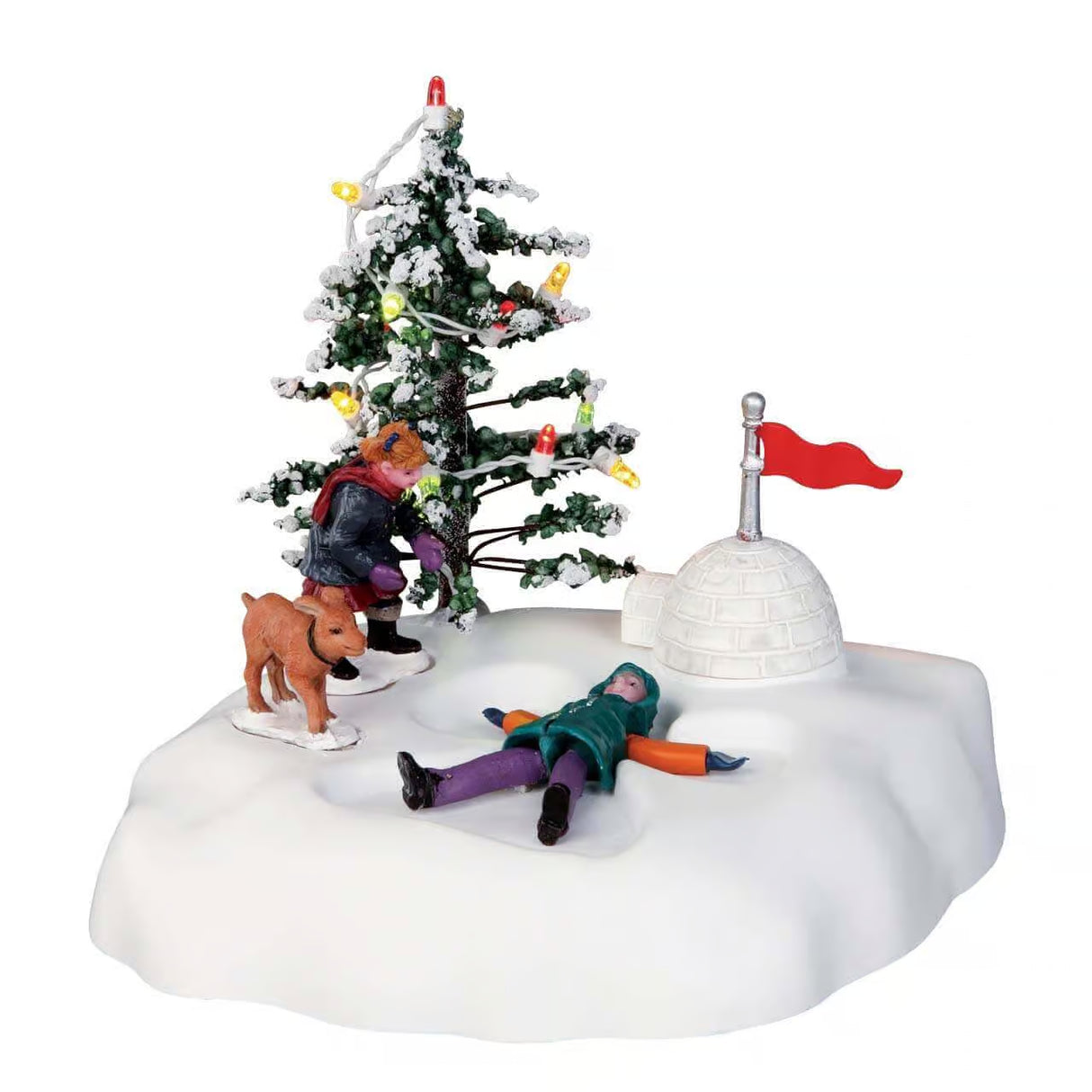 Lemax 14.5cm Angel's Wings Christmas Village Scene - 44187