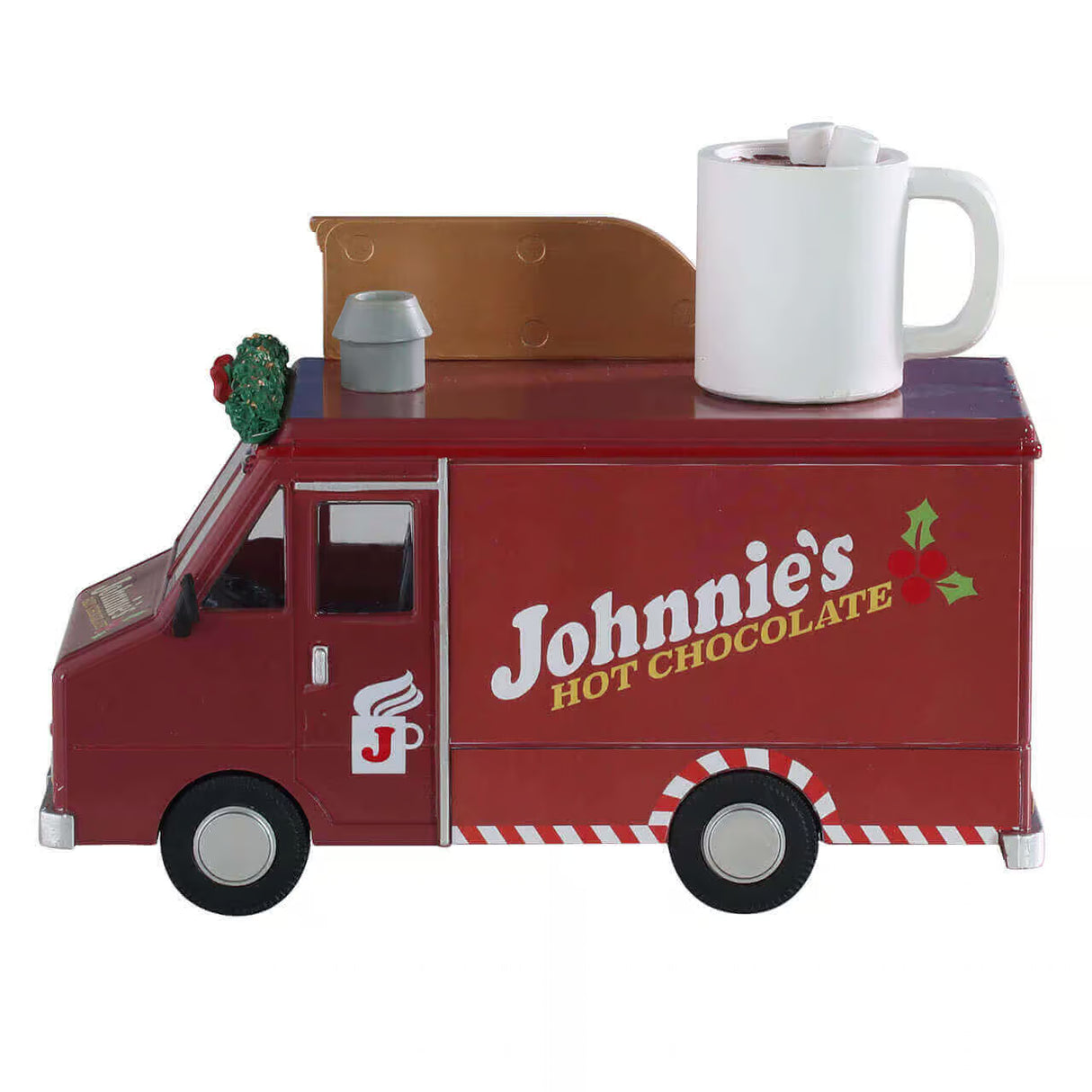 Lemax 14.5cm Johnnie's Hot Chocolate Van Figure - 93442