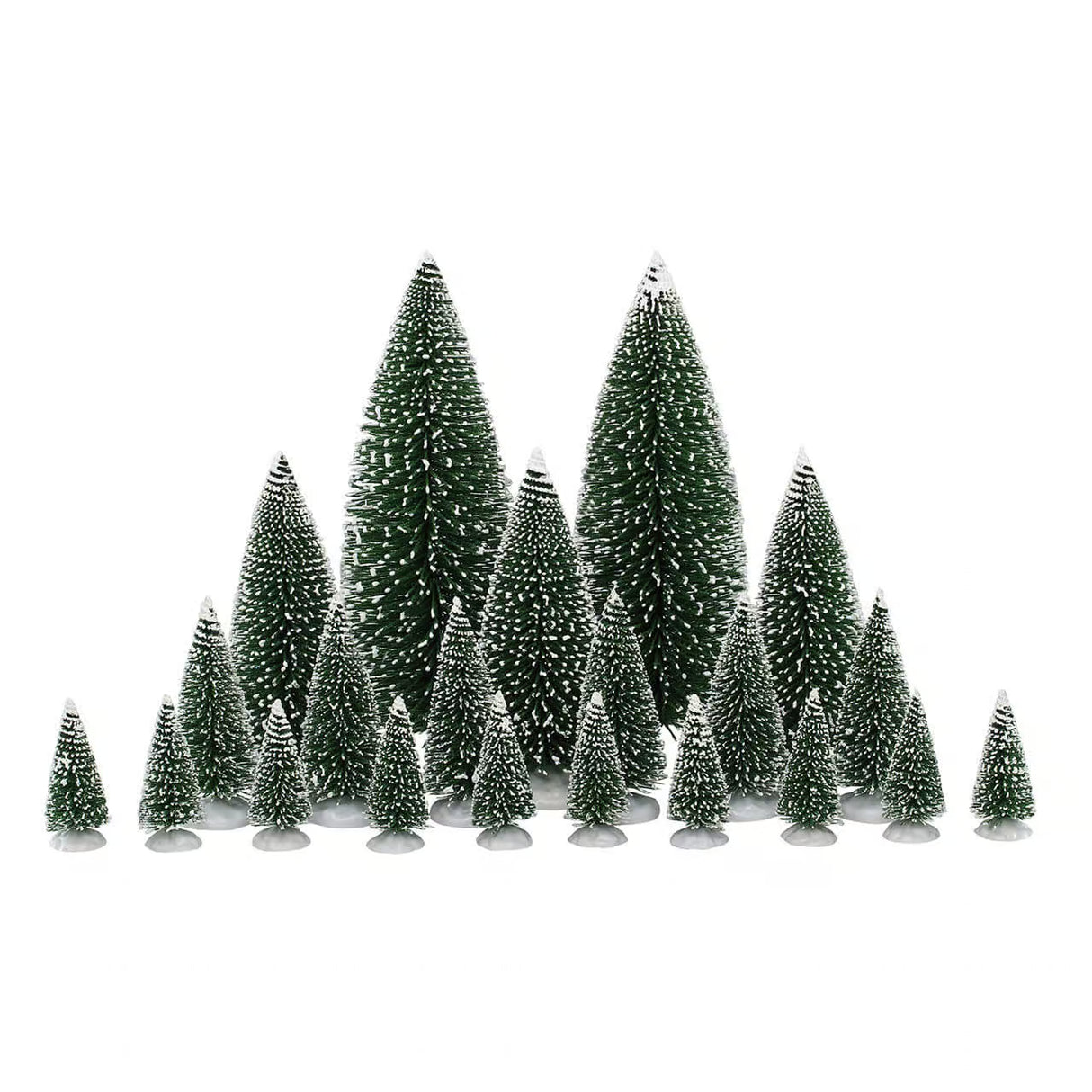 Lemax 22.9cm Assorted Pine Trees Christmas Village Scene - (Set of 21) - 04768