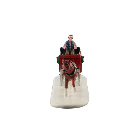 Lemax 23.5cm Holiday Sleigh Ride Christmas Figurines - 53754