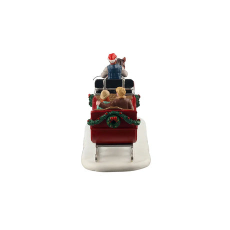 Lemax 23.5cm Holiday Sleigh Ride Christmas Figurines - 53754