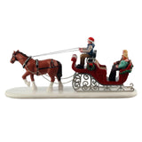 Lemax 23.5cm Holiday Sleigh Ride Christmas Figurines - 53754
