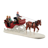 Lemax 23.5cm Holiday Sleigh Ride Christmas Figurines - 53754