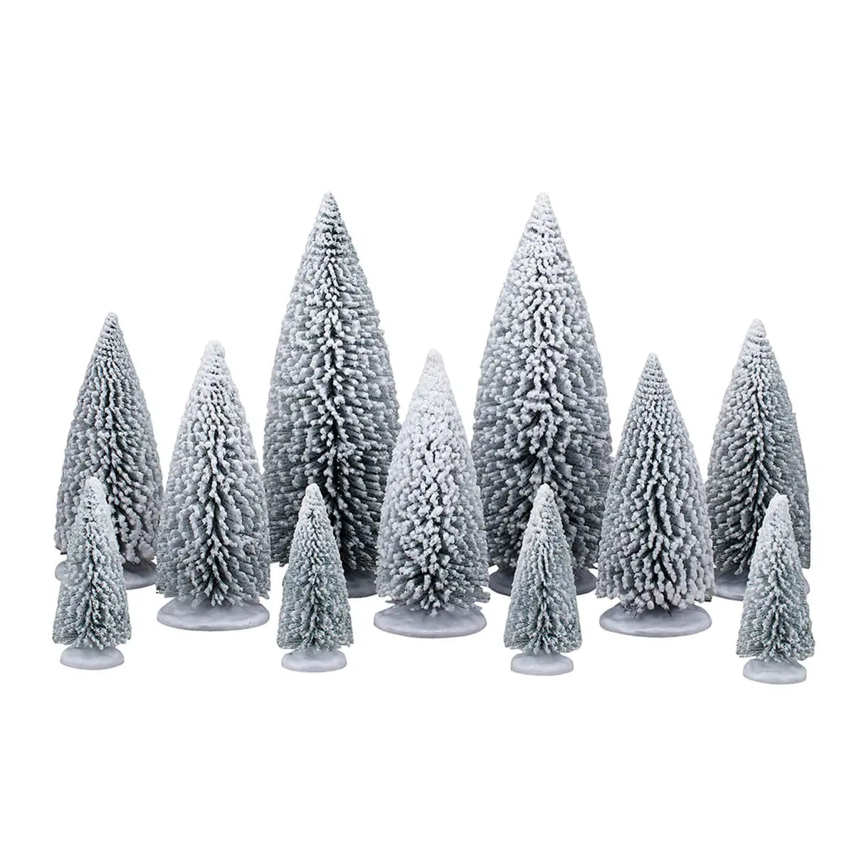 Lemax 23.5cm White Pine Trees Christmas Village Scene - (Set of 11) - 64687