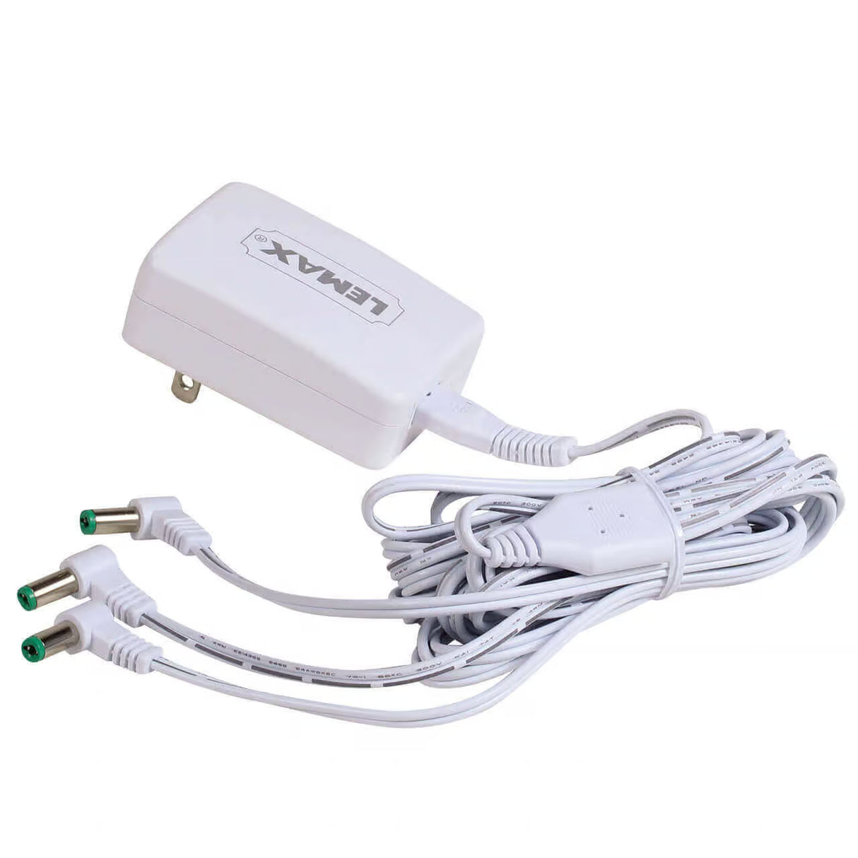 Lemax 275cm Expansion Adaptor 4.5V 3-Output Changeable Plug - White